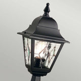 Elegant Norfolk Black Pedestal Lantern