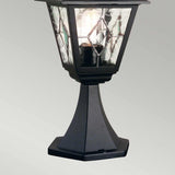 Elegant Norfolk Black Pedestal Lantern