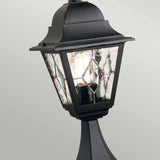 Elegant Norfolk Black Pedestal Lantern