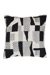 Elegant Cesena Black & Beige 45x45 cm Cushion Cover
