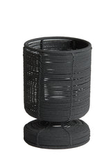 Matte Black Dioso Tealight Holder 10x15cm
