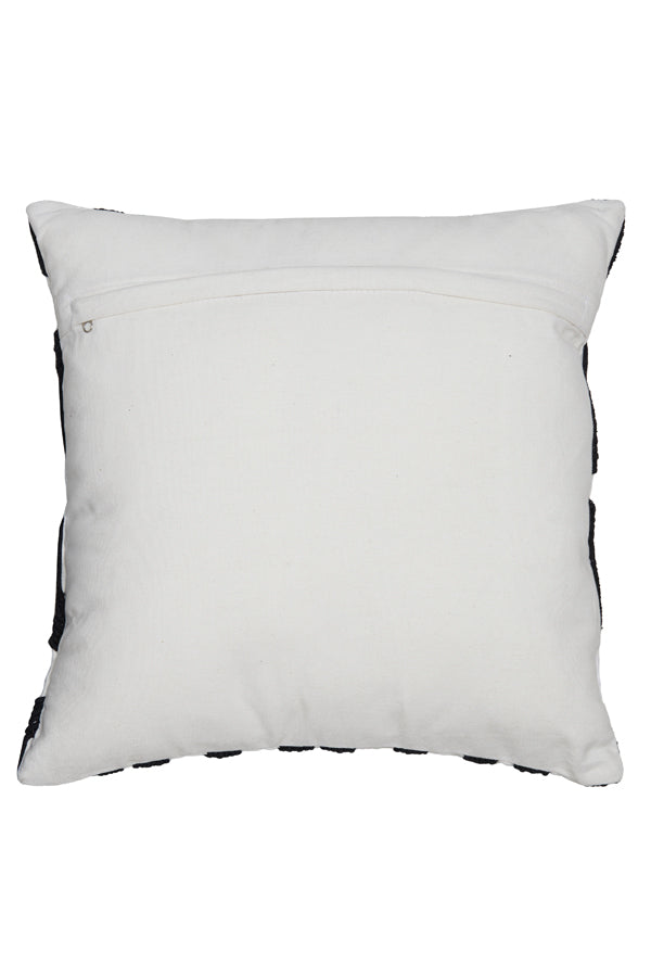 Oshawa Beige and Black Decorative Cushion 45x45 cm