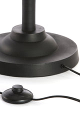 Elegant Matte Black Kabati Floor Lamp 147cm
