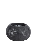 Matte Black Tealight Candle Holder Ø11x7 cm