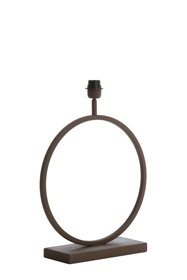 Elegant Liva Brown Lamp Base - 40x12.5x52 cm