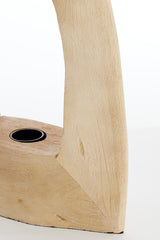 Rustic Wooden Table Lamp - Carini Design 27x10x35 cm