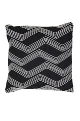 Title: Chic Mackey Cushion in Classic Black & Beige - 45x45 cm