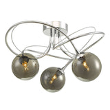 Onawa 3 Light Semi Flush Polished Chrome Frame Only