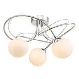 Onawa 3 Light Semi Flush Polished Chrome Frame Only