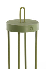 Olive Green LED Table Lamp Ø13x28 cm - Isalo Collection