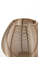 Suneko Light Gold Tealight Holder Ø17x20 cm