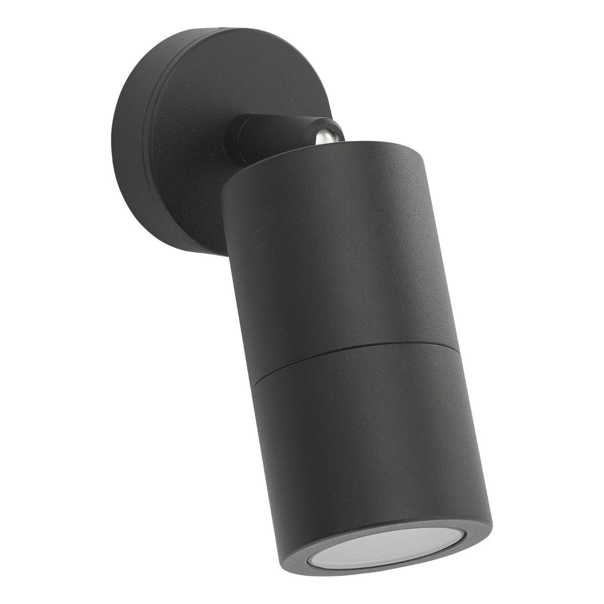Ortega Outdoor Single Spotlight Matt Black IP65
