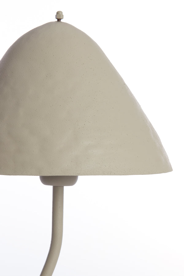 Elimo Matte Light Grey Table Lamp - 25x67 cm