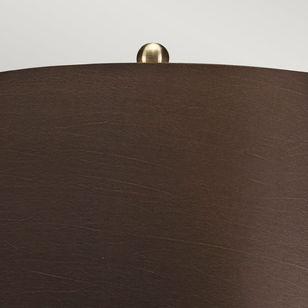 Bronze Metallic Ottoman Table Lamp with Faux Silk Shade