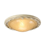 Olivia Ivory/Gold Elegance Flush Light