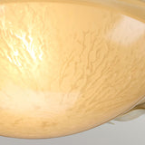 Olivia Ivory/Gold Elegance Flush Light