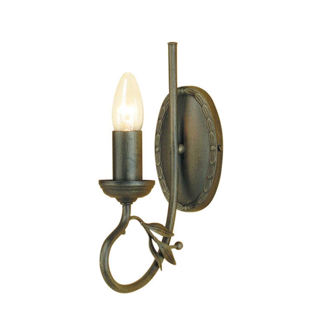 Olivia Single-Light Black/Gold Wall Sconce
