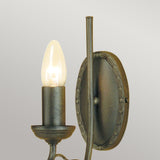 Olivia Single-Light Black/Gold Wall Sconce