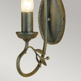 Olivia Single-Light Black/Gold Wall Sconce