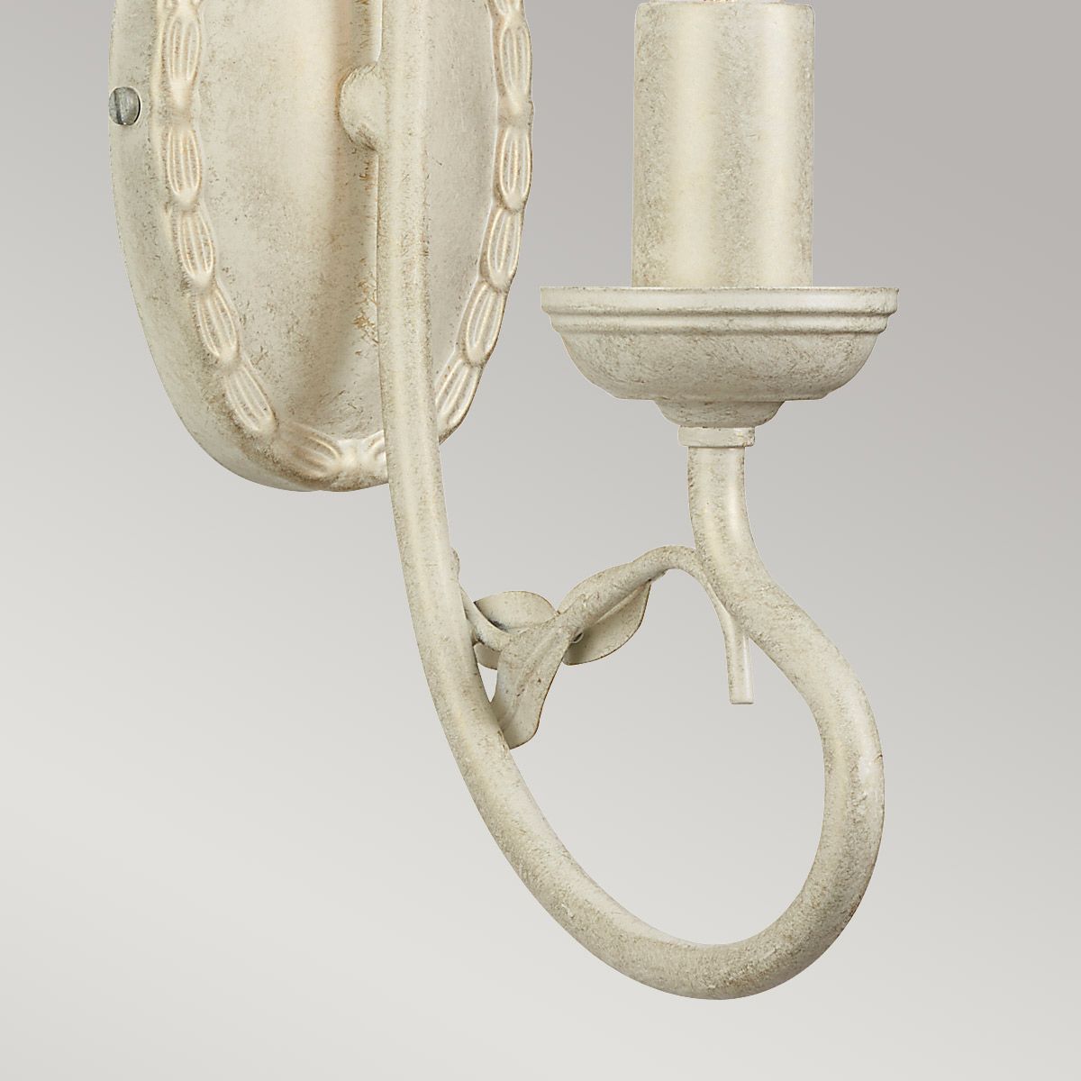 Olivia 1-Light Ivory/Gold Wall Sconce