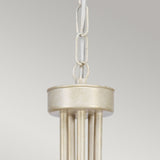 Ivory & Gold Elegance: Olivia 5-Light Chandelier