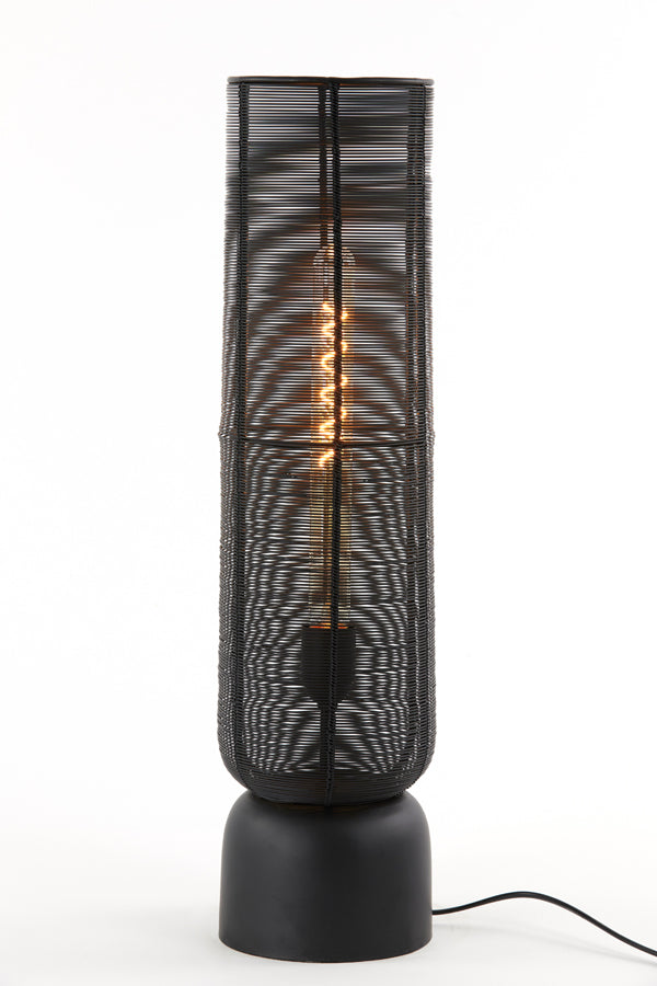 Contemporary Black Lezuza Table Lamp, 15.5 cm x 60.5 cm
