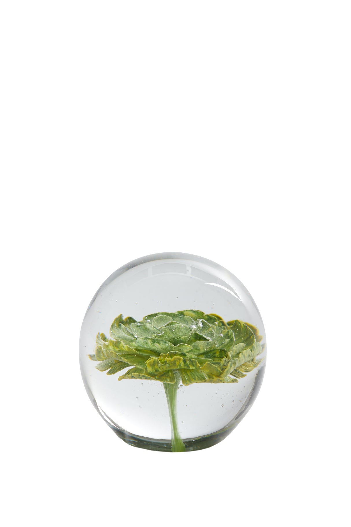 Golden Blossom Glass Ornament Ø8x8 cm