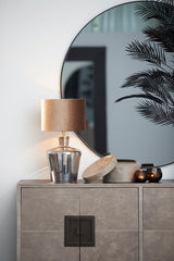 Lubis Brown 30x30x21 cm Cylinder Lampshade