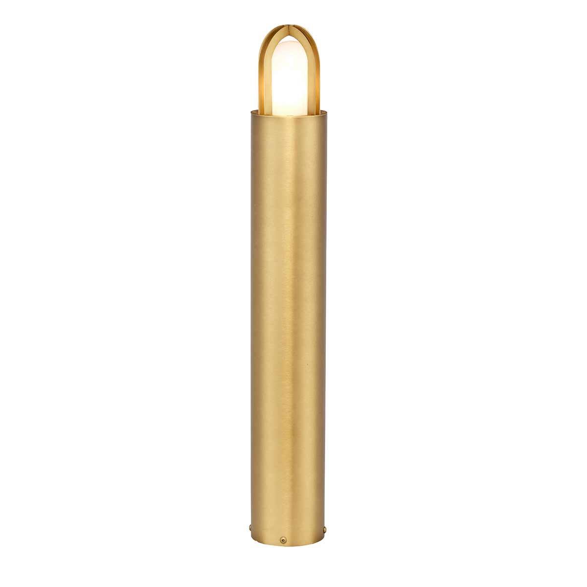 Paignton Antique Brass Outdoor Bollard Light