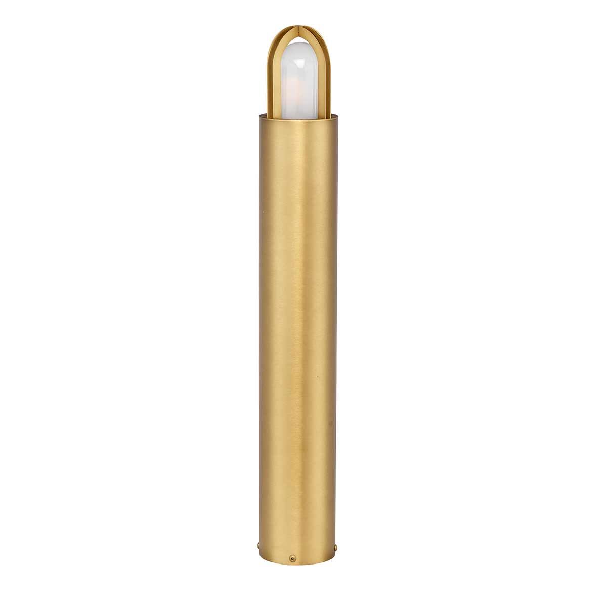 Paignton Antique Brass Outdoor Bollard Light