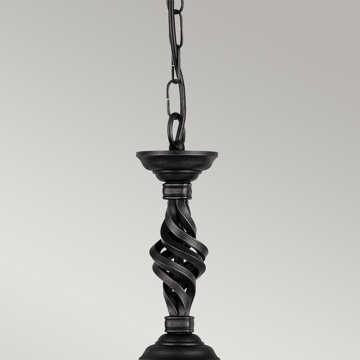 Pembroke Black Iron Pendant Light