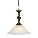 Contemporary Black/Gold Pembroke Pendant Light