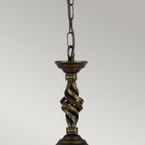 Contemporary Black/Gold Pembroke Pendant Light