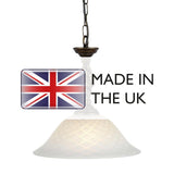 Contemporary Black/Gold Pembroke Pendant Light