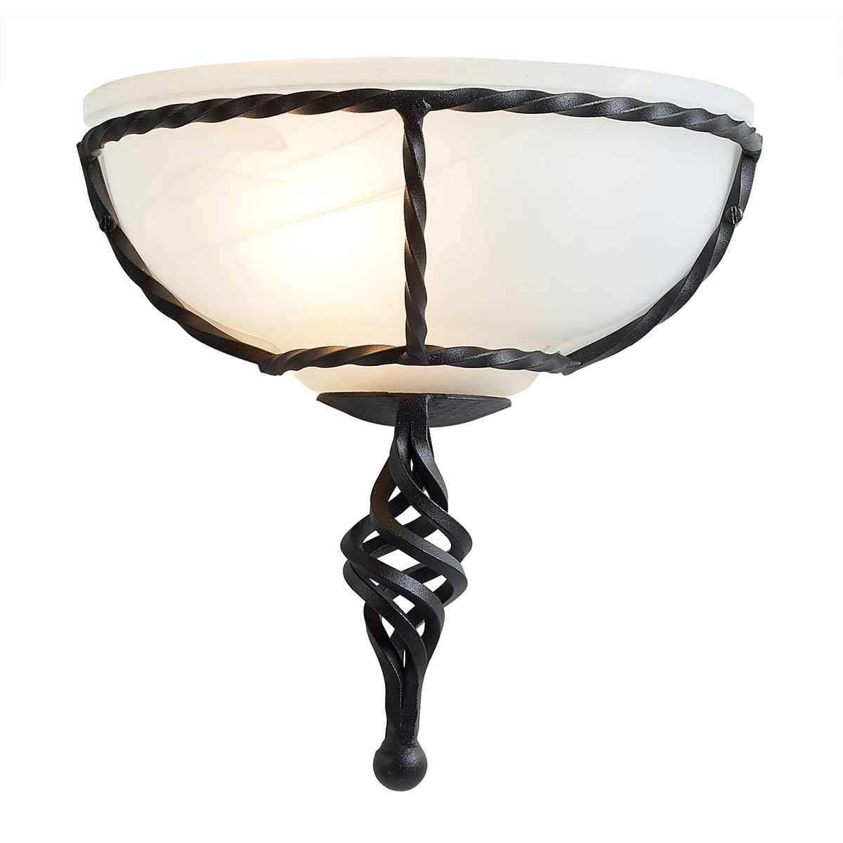 Elegant Pembroke Black Wall Light Fixture