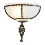 Sophisticated Black/Gold Pembroke Wall Sconce