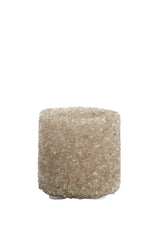 Grey Morita Glass Tealight Holder 7x7 cm