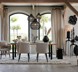 Handwoven Natural-Black Xamuri Rug, 300x200 cm
