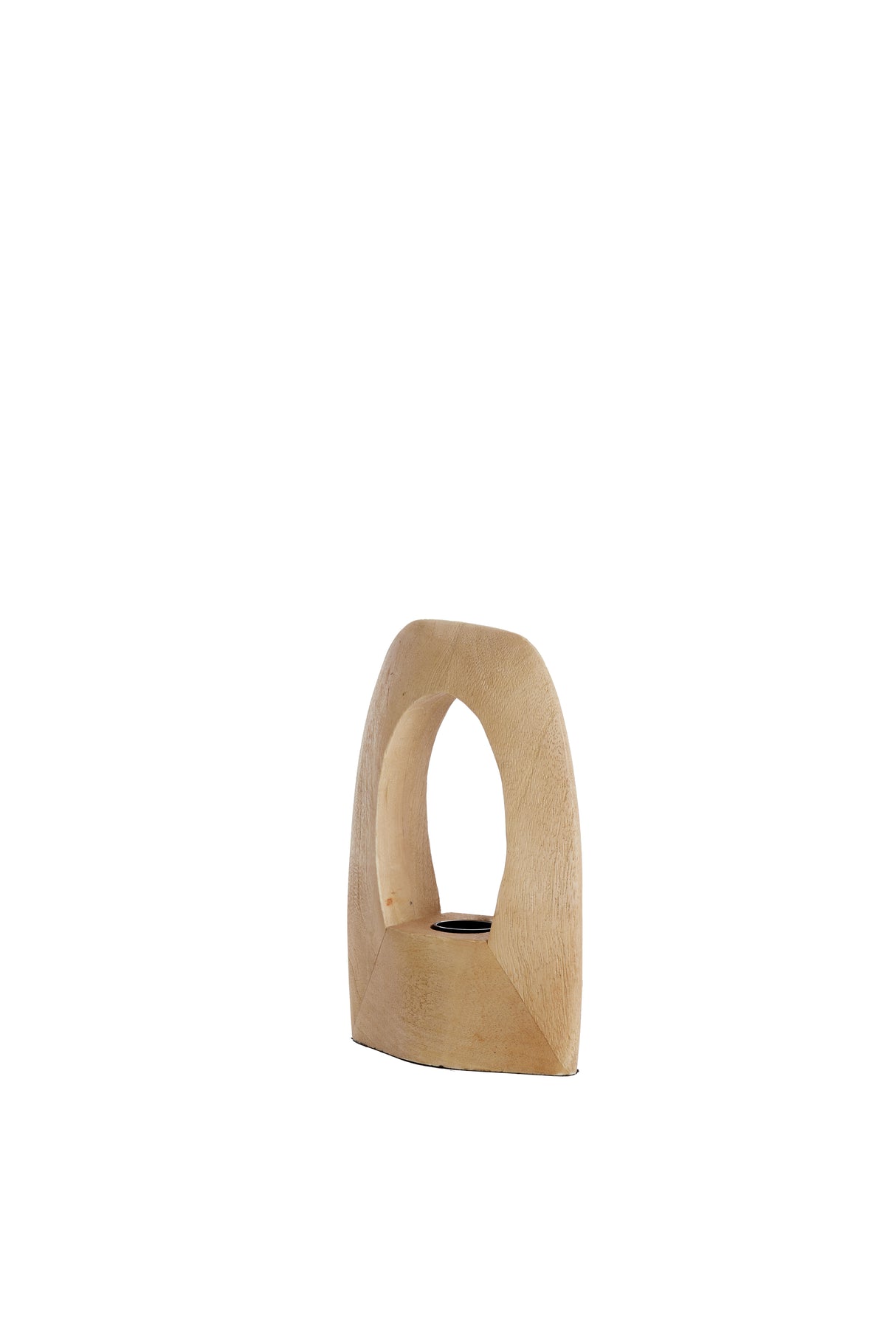 Rustic Carini Natural Wooden Table Lamp - 17x8x25 cm