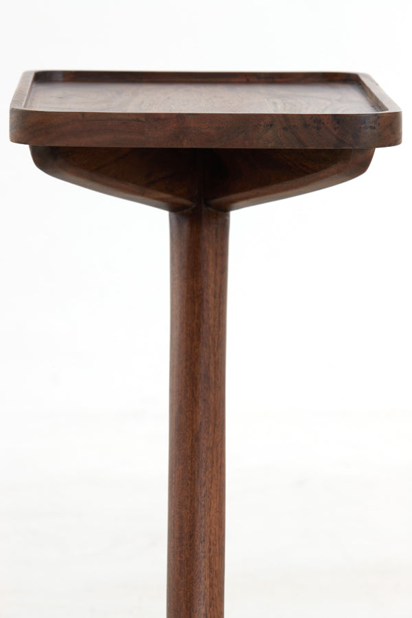 Acacia Wood Side Table 45x42x63 cm - Qiano Design