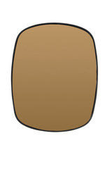 Labro Brown Glass Mirror with Black Frame - 40x50 cm