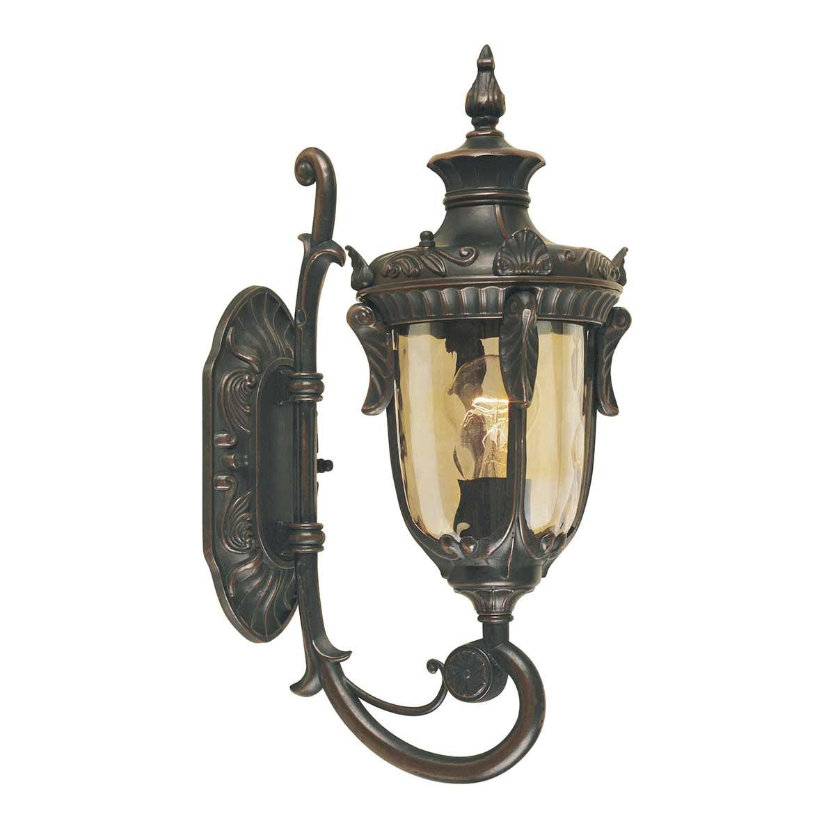 Philadelphia Series Small Bronze Wall Lantern