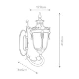 Philadelphia Series Small Bronze Wall Lantern