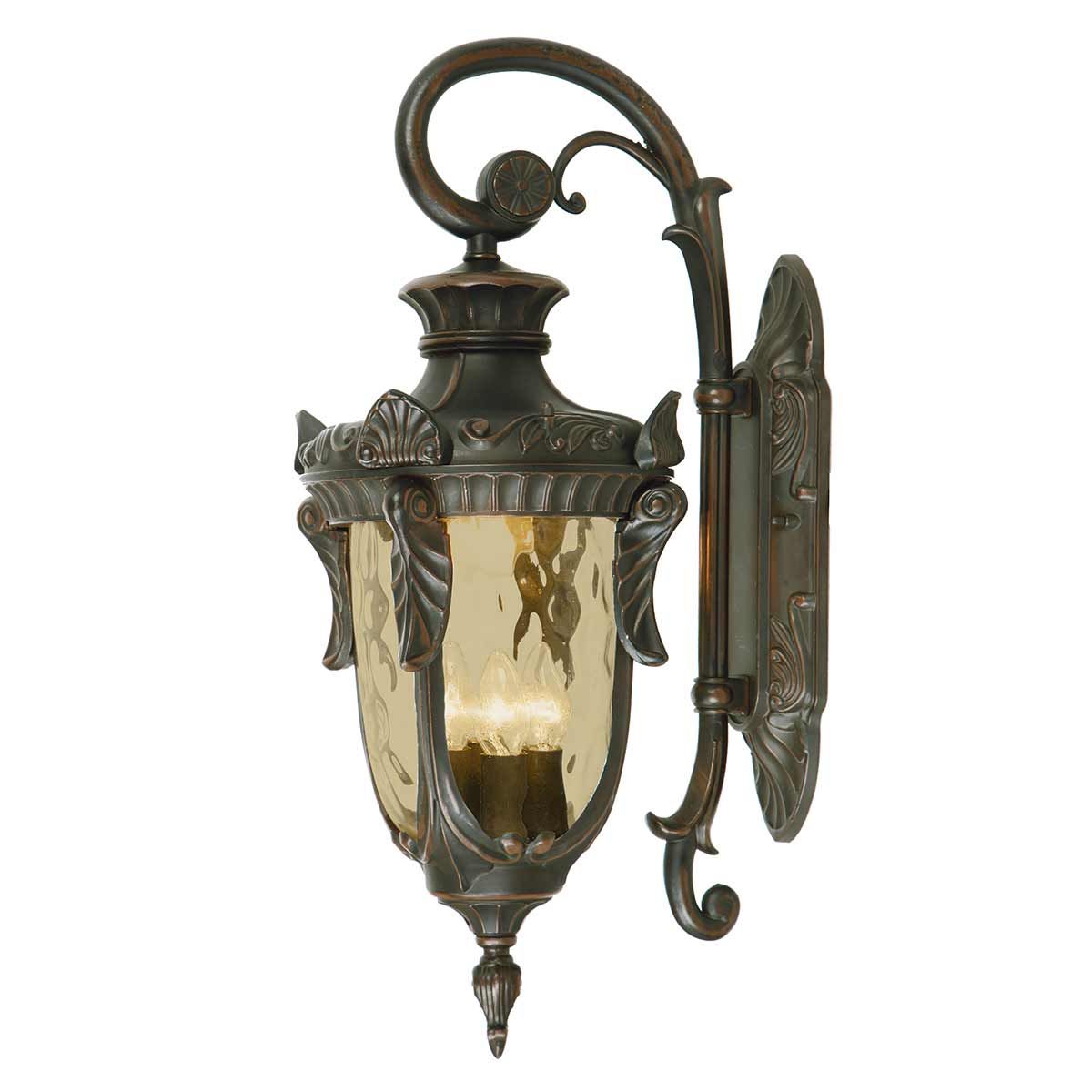 Philadelphia Grand Wall Lantern in Antique Bronze Finish