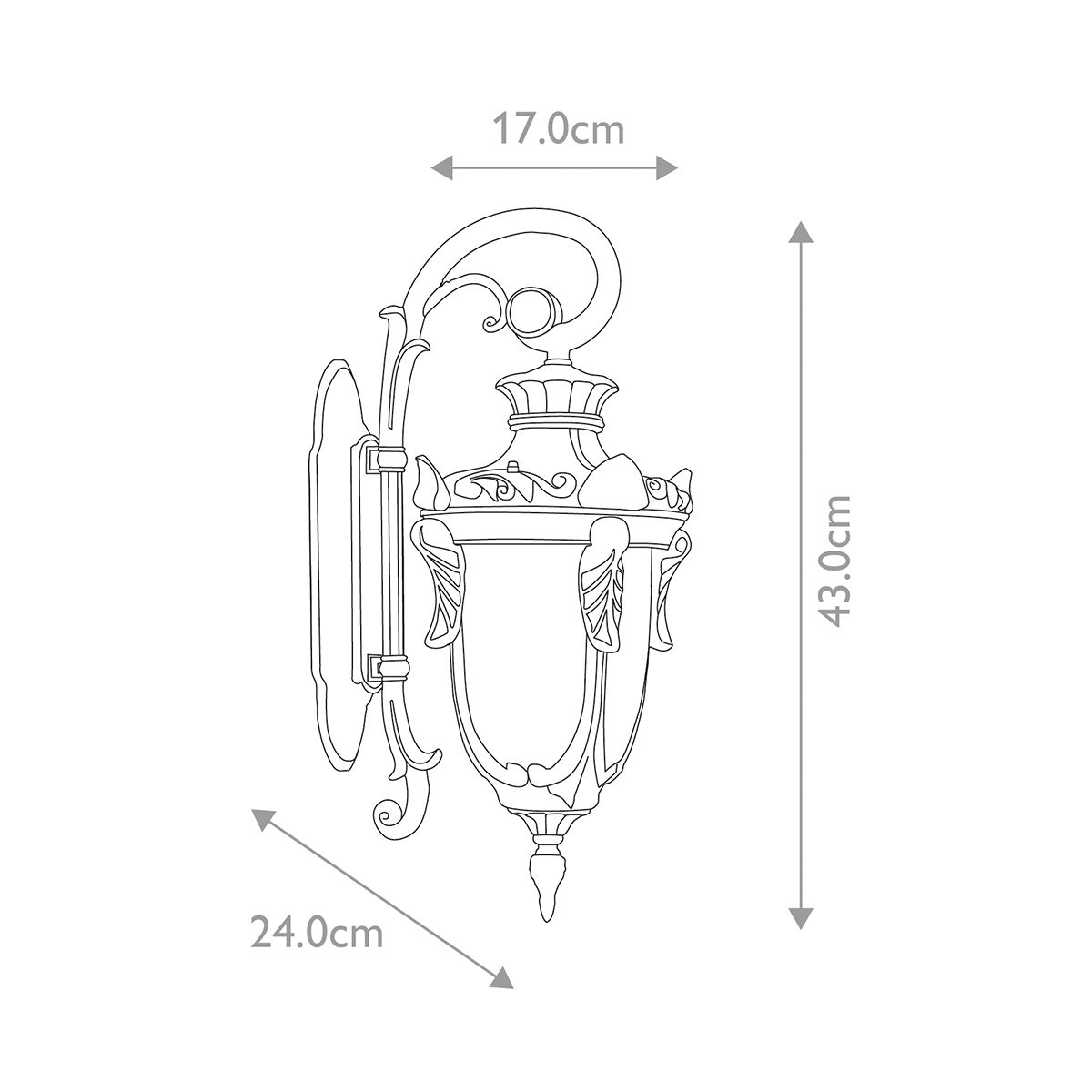 Philadelphia Heritage Small Wall Lantern