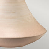 Elegant Pinner Ceramic Table Lamp with Cream Faux Silk Shade