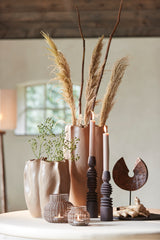 Smoky Grey Valery Tealight Holder Ø12x10 cm