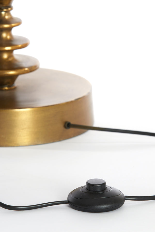 Elegant Antique Bronze Floor Lamp, 142 cm