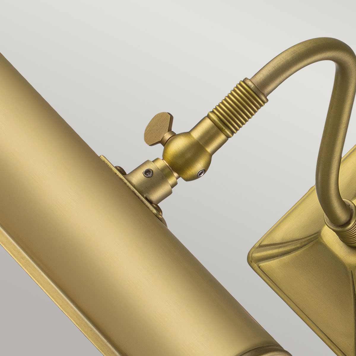 Elegant Brushed Brass Picture Light - Small 1-Light Fixture