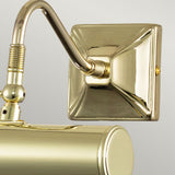 Refined Elegance 1-Light Small Polished Brass Picture Lamp (190mm)